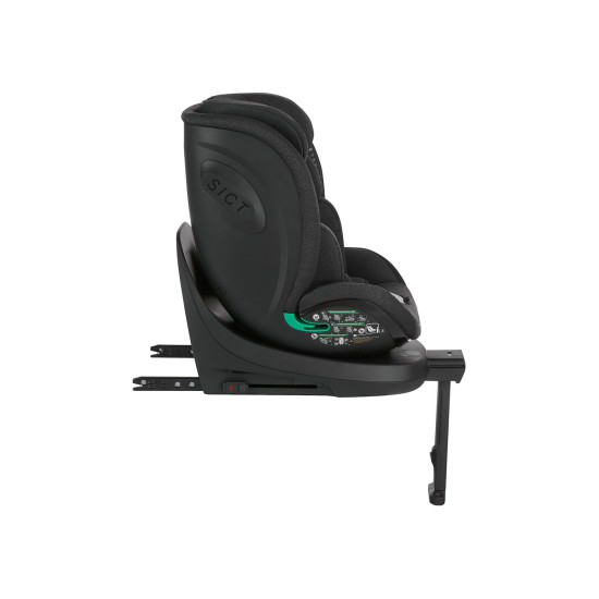 KIKKA BOO Стол за кола I-TWIST I-SIZE (40-150 CМ) ISOFIX BLACK