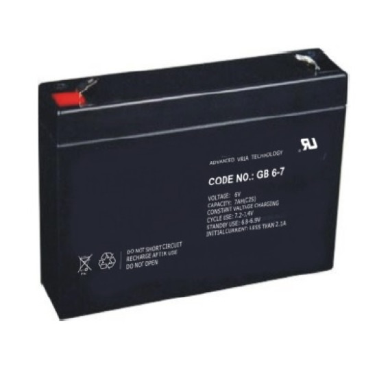 VRLA акумулатор UP 6V GB6-7