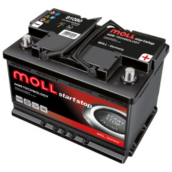 Акумулатор MOLL Start-Stop AGM 12V 80AH 800A