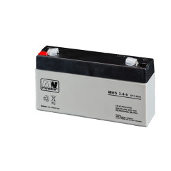 VRLA тягов акумулатор MWS 6V 3.4Ah MWS3.4-6