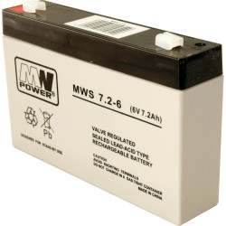 VRLA тягов акумулатор MWS 6V 7.2Ah MWS7.2-6