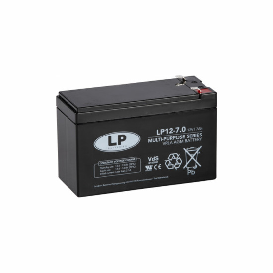 VRLA aкумулатор LP Battery 12V 7Ah LP12-7