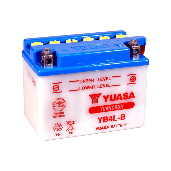 Акумулатор YUASA YM 12V 4 Ah 45 A YB4L-B десен