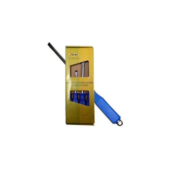 КОМПЛЕКТ ОТ 4 ШИРОКИ УДАРНИ ОТВЕРТКИ JBM