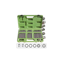 СПЕЦИАЛЕН КОМПЛЕКТ С 40 ГЛАВИ ЗА ОТВЕРТКИ ЗА ВИНТОВЕ TORX JBM