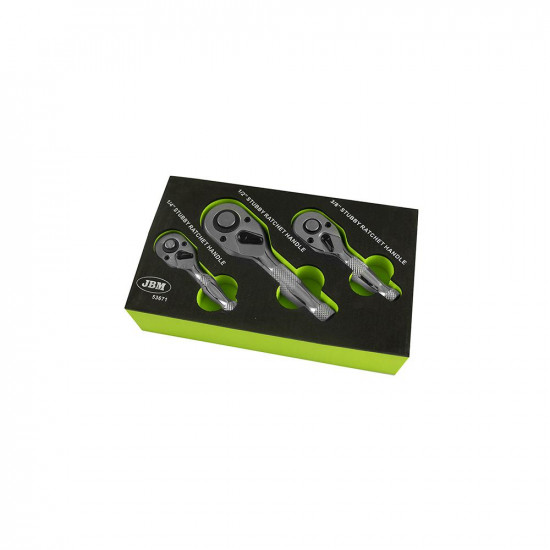 КОМПЛЕКТ 3 КЪСИ ТРЕСОЧКИ 1/2`, 3/8`, 1/4` - ХРОМИРАНИ JBM