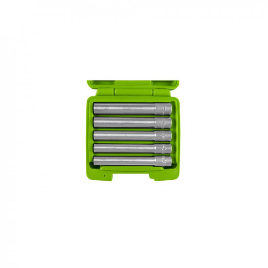 КОМПЛЕКТ ОТ 5 ДЪЛГИ ШЕСТОГЪННИ ТРЪБНИ КЛЮЧОВЕ 120 ММ 3/8` JBM