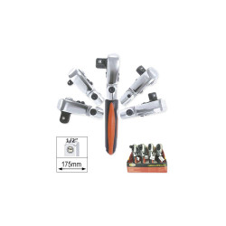 Къса съчленена тресчотка със 72 зъба - 1/2` JBM