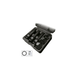 КОМПЛЕКТ ОТ 6 1/2` УДАРНИ XZN ВЛОЖКИ JBM