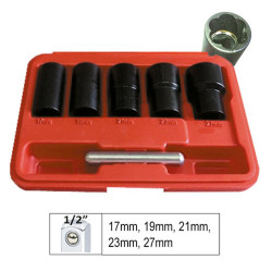 Комплект назъбени тръби 1/2` за употребявани и противокражбени винтове JBM