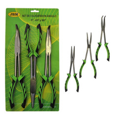 КОМПЛЕКТ ОТ 3 ДЪЛГИ КЛЕЩИ JBM