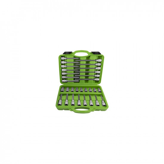 JBM 30-ЧАСТЕН КОМПЛЕКТ ШЕСТОГЪННИ ГЛАВИ ЗА ВИНТОВЕ