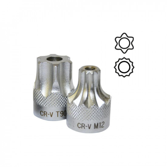 ГЛАВИ ЗА ОТВЕРТКИ 1/2` TORX T90 JBM