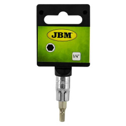1/4` ТРЪБЕН С 6 ММ ШЕСТОТЕН БИТ JBM