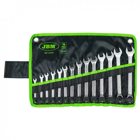 КОМПЛЕКТ ОТ 14 ЗВЕЗДООБРАЗНИ КЛЮЧОВЕ - ХРОМИРАНО ПОВЪРХНЕНИЕ JBM