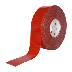 Светлоотразителна лента 3M 983-71 Червена 53.5 мм MX 50 м ECE 104