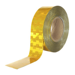 Светлоотразителна лента AVERY жълта 50.8MMX50M ECE 104