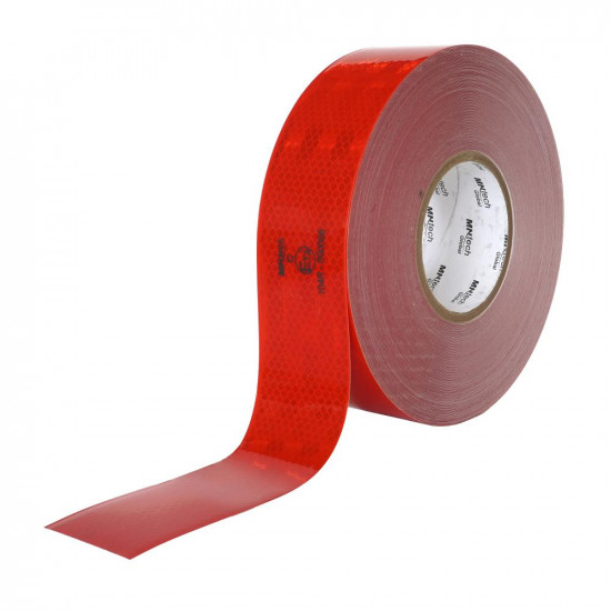 MN TECH ЧЕРВЕНА СВЕТЛООТРАЖИТЕЛНА ЛЕНТА 54MMX50M ECE 104