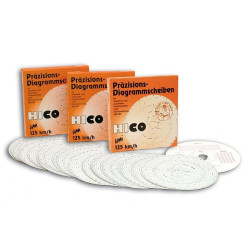 Комплект диаграми за тахографи 125 км/ч, 100 части