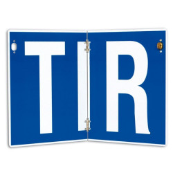 СГЪВАЕМА TIR ТАБЕЛА 400X250 ММ НЕОТРАЖАТЕЛЬНА HICO