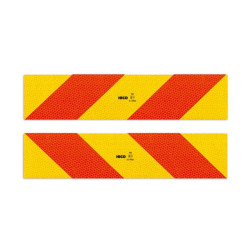 КОМПЛЕКТ ОТ 2 ОТРАЖАТЕЛИ 565X132MM АЛУМИНИЕВИ RR.70.0 HICO