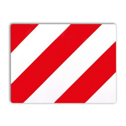 PLACA TRANSPORT AGABITIC 40X30 CM STANGA PROFIL PVC HICO