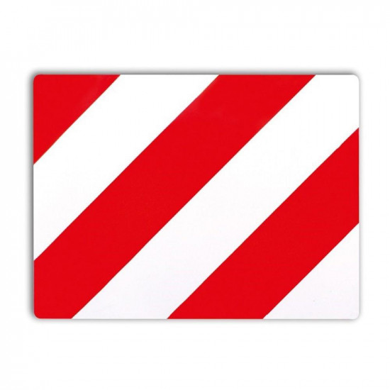 PLACA TRANSPORT AGABITIC 40X30 CM STANGA PROFIL PVC HICO