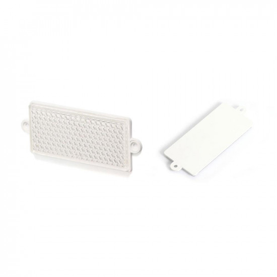 Правоъгълен рефлектор, 49U UP-105X48, бял