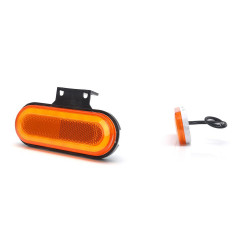 ГАБАРИТНА СВЕТЛИНА LED 1399 W198, 12V-24V, ОРАНЖЕВА ПОЗИЦИЯ БЕШЕ