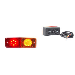 МНОГОФУНКЦИОНАЛНА ЗАДНА LED СВЕТЛИНА 487WO72UD, 12V-24V, МИГАЧ / СТОП / ПОЛОЖЕНИЕ WAS