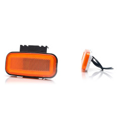 ГАБАРИТНА СВЕТЛИНА LED 1402 W199, 12V-24V, ОРАНЖЕВА ПОЗИЦИЯ БЕШЕ