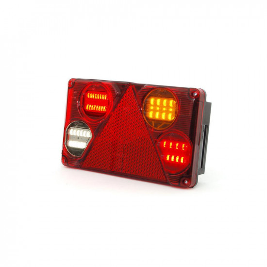 ДЯСНА ЗАДНА МНОГОФУНКЦИОНАЛНА ЛАМПА LED 392 W70DP, 12V-24V, 6 ФУНКЦИИ БЕШЕ