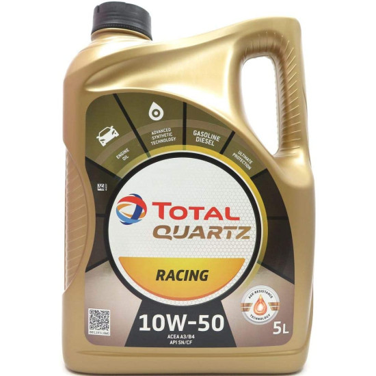TOTAL QUARTZ RACING 10W-50 - 5L