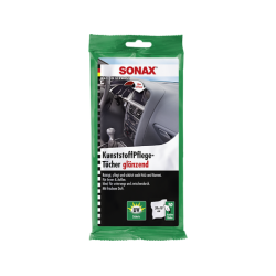Кърпи за почистване на пластмаса SONAX PLASTIC CARE WIPES 10бр.
