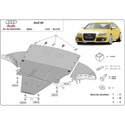 Метална кора под двигател и скоростна кутия AUDI A6 (4F2, C6) от 2004 до 2011