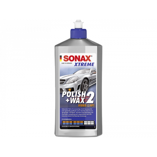 Препарат за полиране SONAX XTREME POLISH + WAX 2 HYBRID NPT 500 мл.