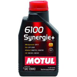 MOTUL 6100 SYNERGIE+ 10W-40 - 1L