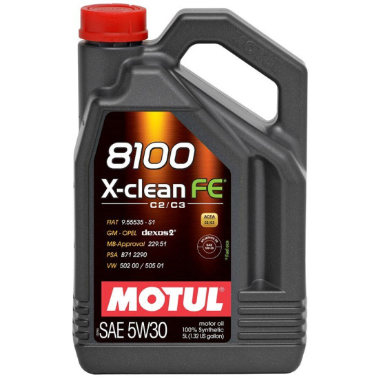 MOTUL 8100 X-CLEAN FE 5W-30 - 5L